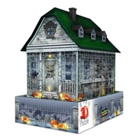 Puzzle 3D led casa bantuita 216 piese